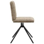 Trpezarijska stolica svijetlosiva 46,5 x 53 x 84 cm - Image 5