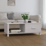 Klub stolić HAMAR, Bijeli, 100 x 55 x 35 cm