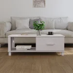 Klub stolić HAMAR, Bijeli, 100 x 55 x 35 cm - Image 2