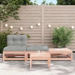 Vrtna sofa s jastucima i tabureima 210 x 70 x 67 cm - Image 2
