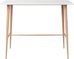 Barski sto u bijeloj boji 120 x 60 x 105 cm - Image 2