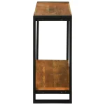 Konzolni stoli, Smeđi, 120 x 33 x 75 cm - Image 3