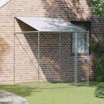 Kavez za pse 200 x 200 x 258 cm Čelik i PE