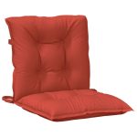 Jastuci za stolice prošarano crvena 100 x 50 x 7 cm - Image 2