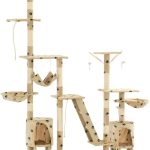 Mačje drvo sa sisal grebalicama 230-250 cm otisci šapa