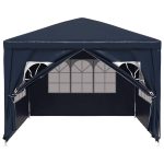 Šator za zabave, Plavi, 3 x 4 m - Image 4