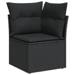 Vrtna sofa, Crna, 62 x 62 x 69 cm - Image 3