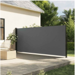 Uvlačna bočna tenda antracit boje 160x500 cm