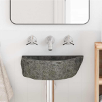 Zidni umivaonik sivi (30-37) x (25-30) x 12 cm riječni ka