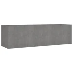 Vrtna saksija Corten čelik, 280 x 80 x 80 cm - Image 2