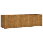 Vrtna saksija Corten čelik, 280 x 80 x 80 cm - Image 4