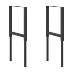Set nogu za radni stol, metalne, 55 x (69 - 95,5) cm - Image 3
