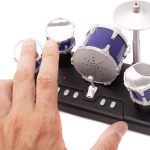 Elektronski mikro bubnjevi za prste s funkcijom snimanja
