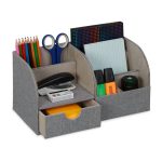 Organizator za sto s izgledom lana, 14,5 x 28 x 14,5 cm - Image 4