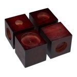 Set od 4 bambusova podizača za namještaj, 9,4x9,4x9,4 cm - Image 5