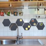 Set od 6 ploča za pribadače, siva, 26 x 30 x 0,9 cm