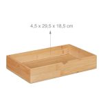 Organizator za radni sto,bambus i MDF, 14 x 33 x 21 cm - Image 8