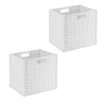 Set od 2 korpe za odlaganje s ručkama, 31 x 32 x 30 cm