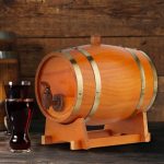 Mala drvena bačva 2,2 litre, 25 x 18,5 x 28 cm - Image 2