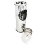 Samostojeća pepeljara od nehrđajućeg čelika, 37,5 x 14 cm - Image 3