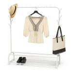 Vješalica za kapute s 2 police, 158 x 110 x 40 cm