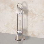WC set od nehrđajućeg čelika, 79 x 22 cm - Image 2
