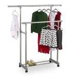 Veliki podesivi stalak za odjeću, 165 x 160 x 41 cm