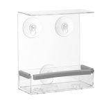 Prozirna hranilica za ptice, 16.5 x 15 x 7.5 cm - Image 5