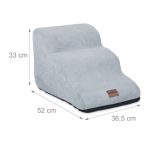 Stepenište za ljubimce sa 3 stepenika, 33 x 36.5 x 52 cm - Image 7