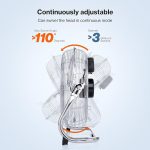 Industrijski podni ventilator 75W, 48 × 47.5 × 15.7 cm - Image 2
