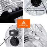 Industrijski podni ventilator 75W, 48 × 47.5 × 15.7 cm - Image 4