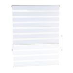 Dvostruke roletne bijele, 110 x 156 cm - Image 6