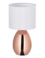 Stolna lampa metal i tkanina - Image 2