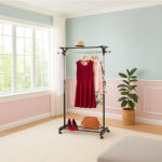 Vješalica za kapute s 2 police