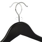 Set od 45 drvenih vješalica za odjeću, 23.5 x 45 x 1 cm - Image 6