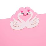 Krevet za malu djecu s dizajnom labuda,  60 x 77 x 143 cm - Image 5