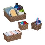 Set od 4 korpe za odlaganje, 8.5 x 23.5 x 23.5 cm