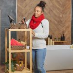 Set od 4 korpe za odlaganje, 8.5 x 23.5 x 23.5 cm - Image 3