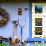 Kućica za ptice, smeđa, 24,5 x 14 x 14 cm - Image 4