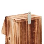 Kućica za ptice, smeđa, 24,5 x 14 x 14 cm - Image 5