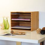 Poslužavnik za pisma od bambusa, 26,5 x 33,5 x 24,5 cm - Image 2