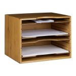 Poslužavnik za pisma od bambusa, 26,5 x 33,5 x 24,5 cm - Image 3