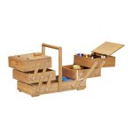 XXL komplet za šivanje od bambusa, 30 x 44 x 22 cm