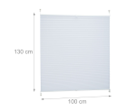 Bijele plisirane rolete bez bušenja 100X130 cm - Image 2