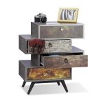 Vintage komoda sa 4 ladice, 68,5 x 60 x 40 cm