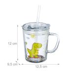 Set dječiji čaša s motivom dinosaura, 12 x 12,5 x 9,5 cm - Image 8