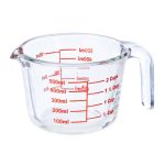 Staklena mjerna posuda od 500 ml,  9 x 13 x 17,5 cm
