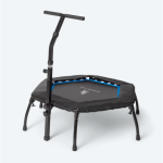 Kućni i fitness trampolin s ručkom, 133 x 114 x 137 cm