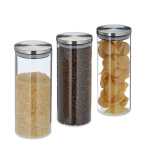 Set od 3 staklenke za pohranu 1,5 l