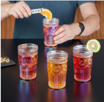 Starinske staklene čaše, set od 4 - Image 2